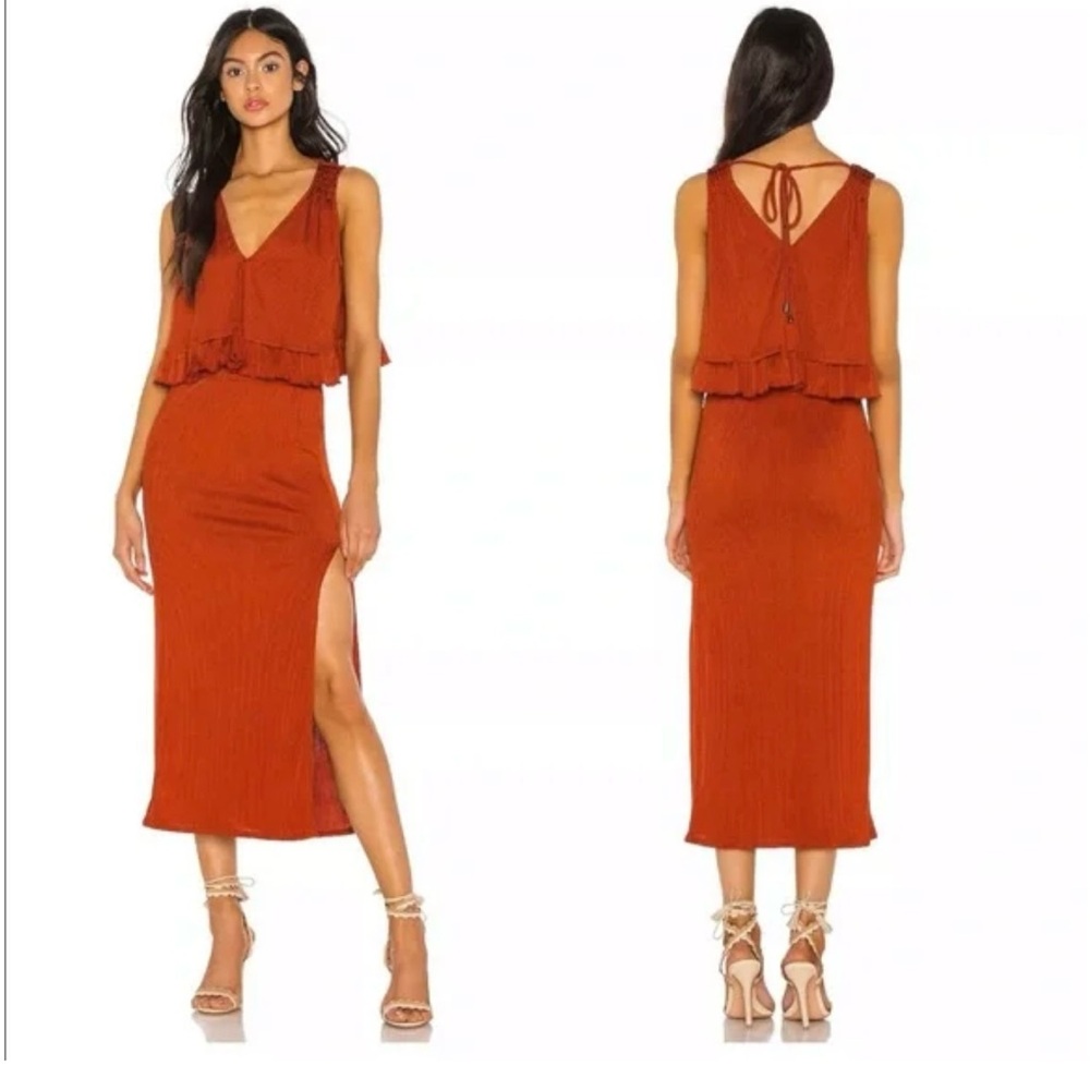 Free People No Excuses Skirt Set in Terracotta